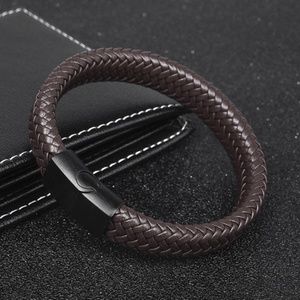 TWEED LEATHER BRACELET